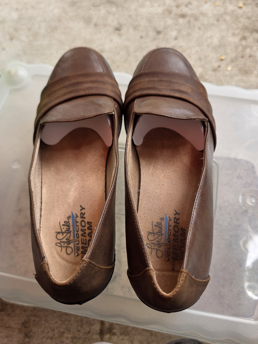 43.3Life Stride Imperia Brown Slip-On Loafers with Padded Insole
